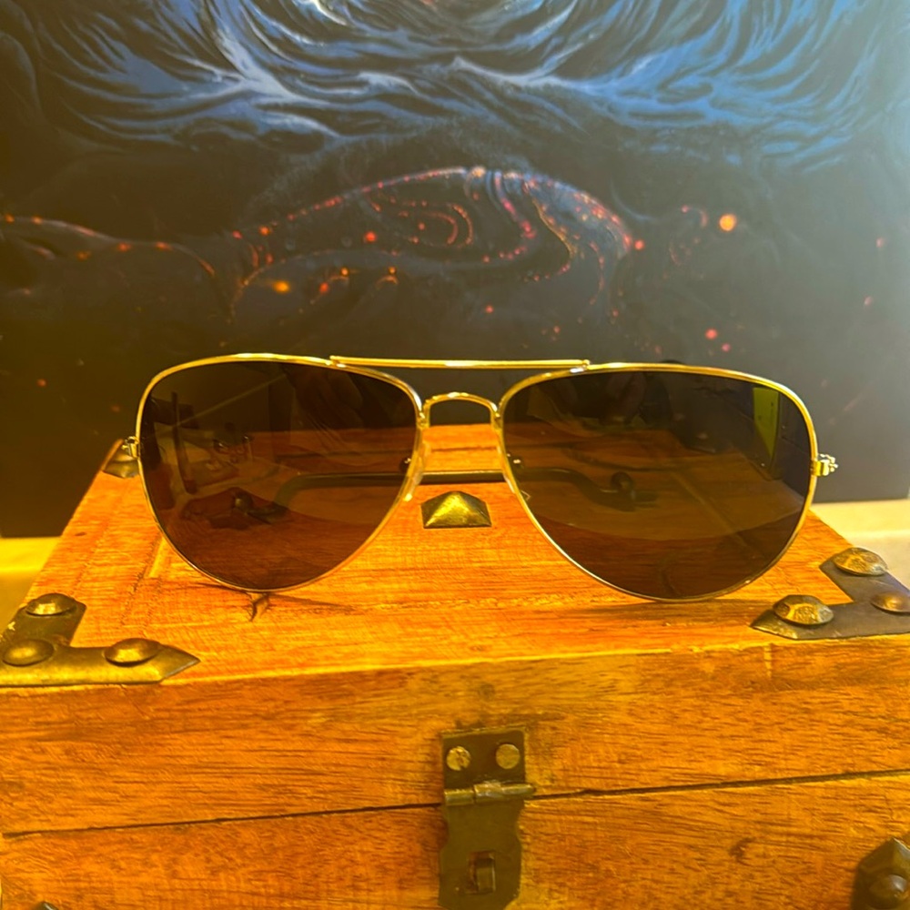 Retro Aviator Sunglasses VTG Y2K Designer Shades Summer Beach Vacation Unisex